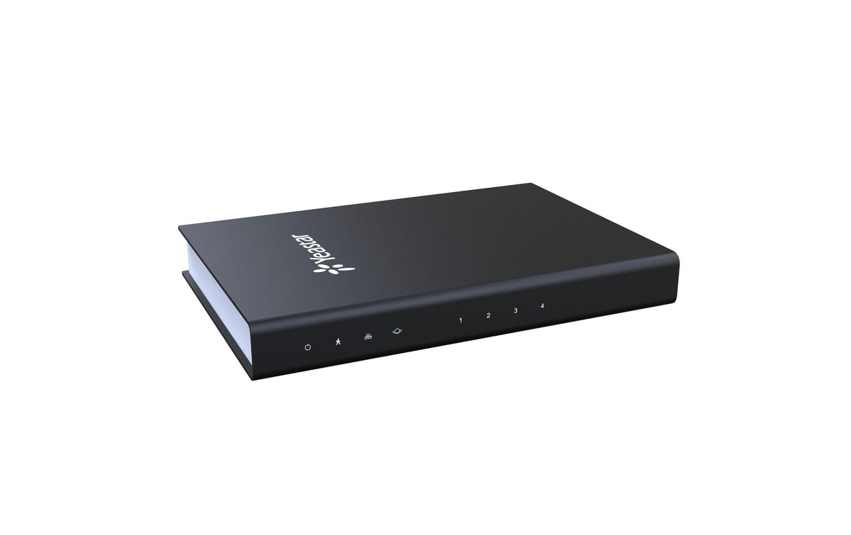 Yeastar TA400 – VoIP-Gateway, 4 FXS, 4 SIP-Konten, Fast Ethernet (10/100), für SIP, schwarz