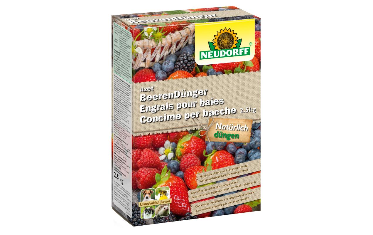 Neudorff Dünger Beeren-Dünger, Azet, 2,5 kg, Granulat, Bio – 1 Stück