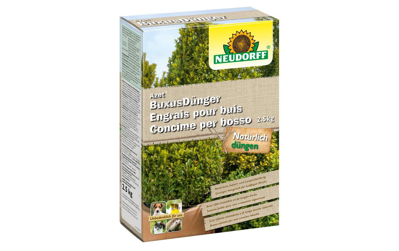 Neudorff Einzelnährstoffdünger, Azet, 2,5 kg, Granulat, Bio – für Buxus – 1 Stück