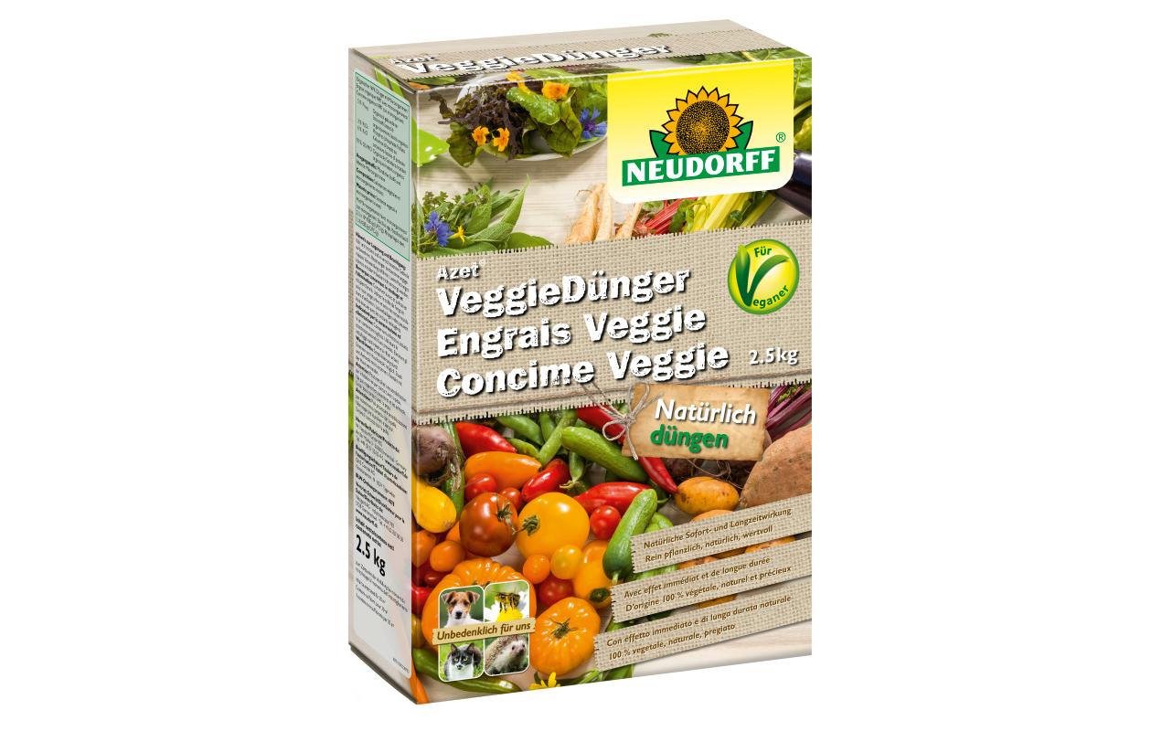 Neudorff Organischer Dünger Granulat, Azet Veggie, 2,5 kg, Bio – 1 Stück