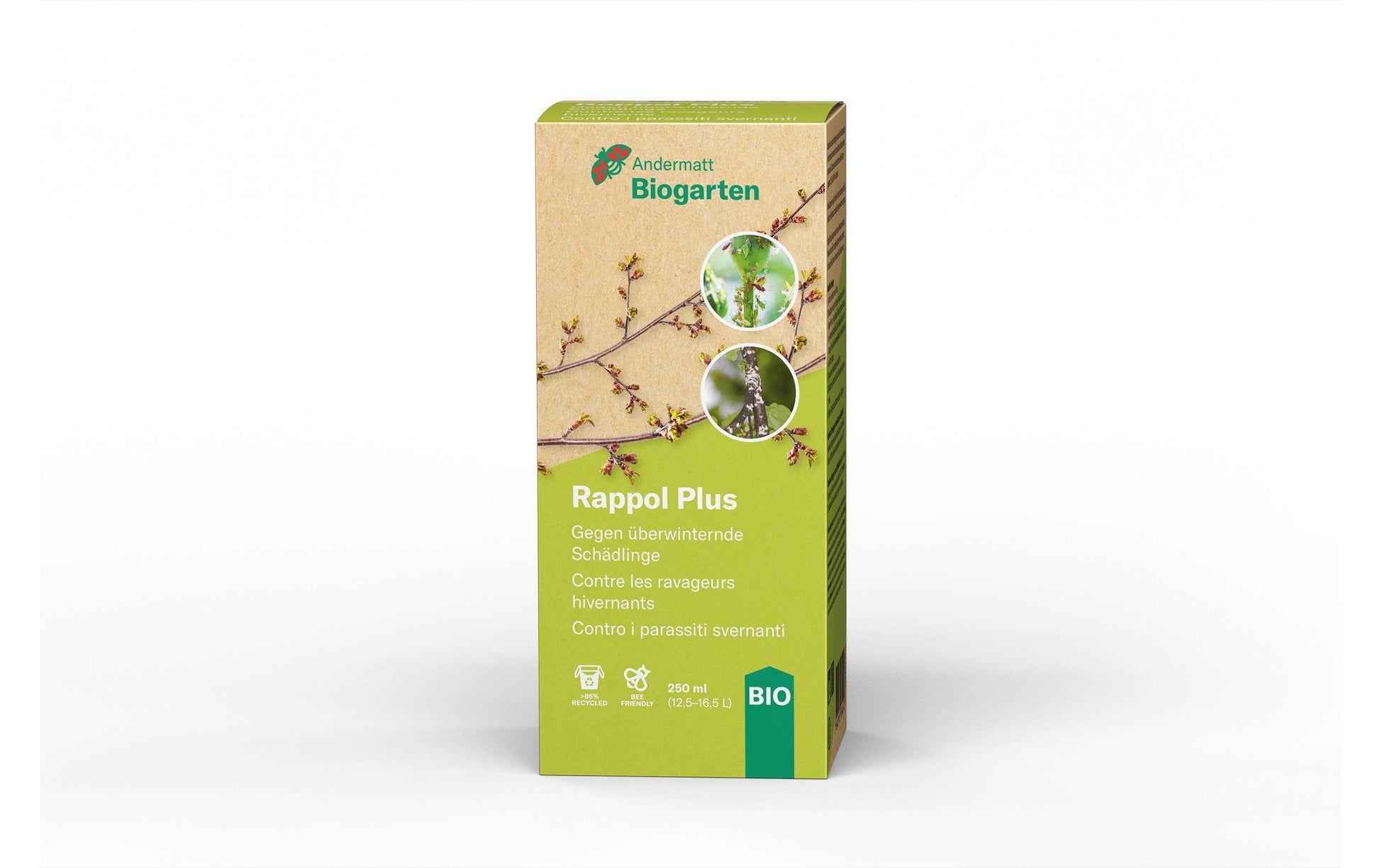 Andermatt Biogarten Rappol Plus Insektizid – 250 ml – für essbare Pflanzen, Zierpflanzen