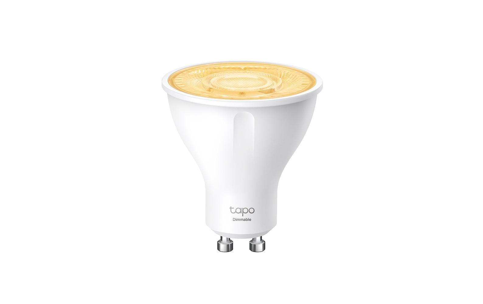 TP-Link Tapo L610 GU10 LED-Spot – WLAN, Amazon Alexa & Google Assistant, dimmbar – 2700 K – 350 lm 2,9 W – weiss