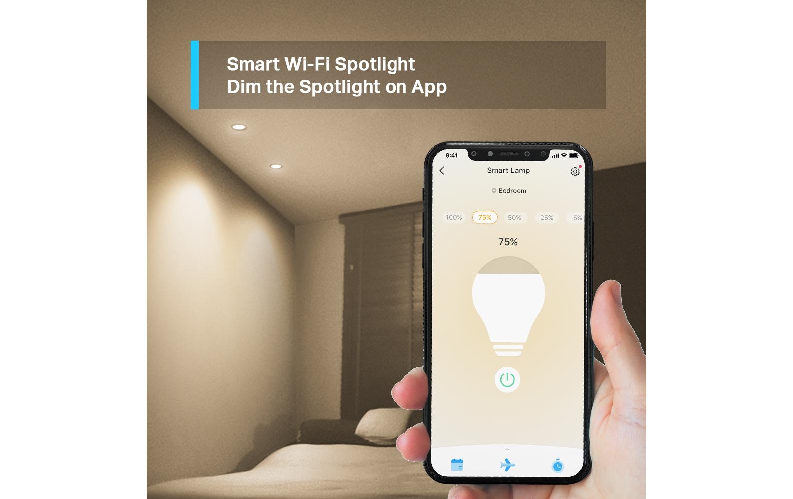 TP-Link Tapo L610 GU10 LED-Spot – WLAN, Amazon Alexa & Google Assistant, dimmbar – 2700 K – 350 lm 2,9 W – weiss