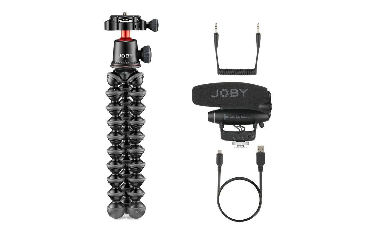 Joby GorillaPod PRO Vlogging-Kit – 3 Beine – Schwarz