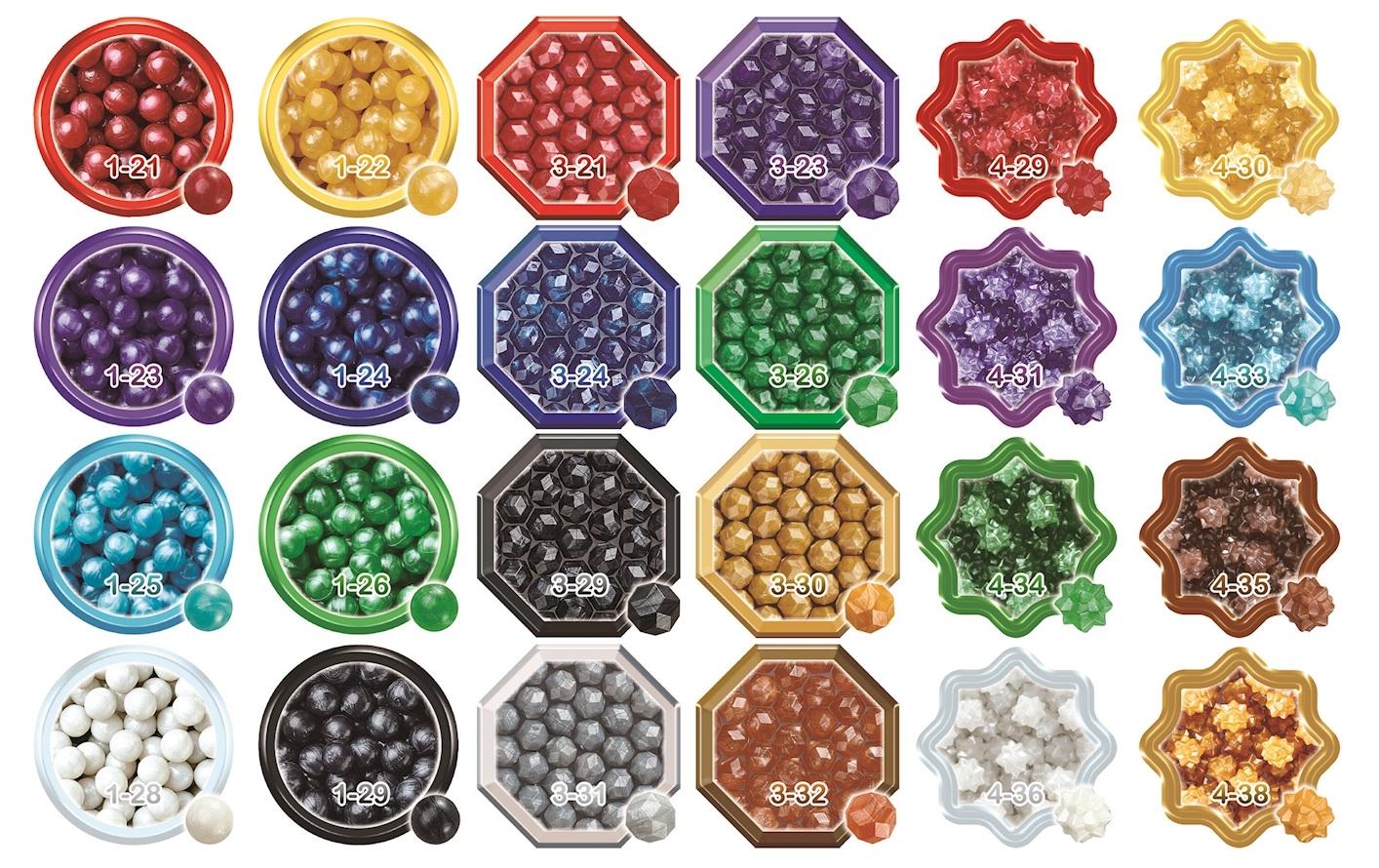 Aquabeads Perlmuttperlen Nachfüllpack, Mehrfarbig, 20 Stk.