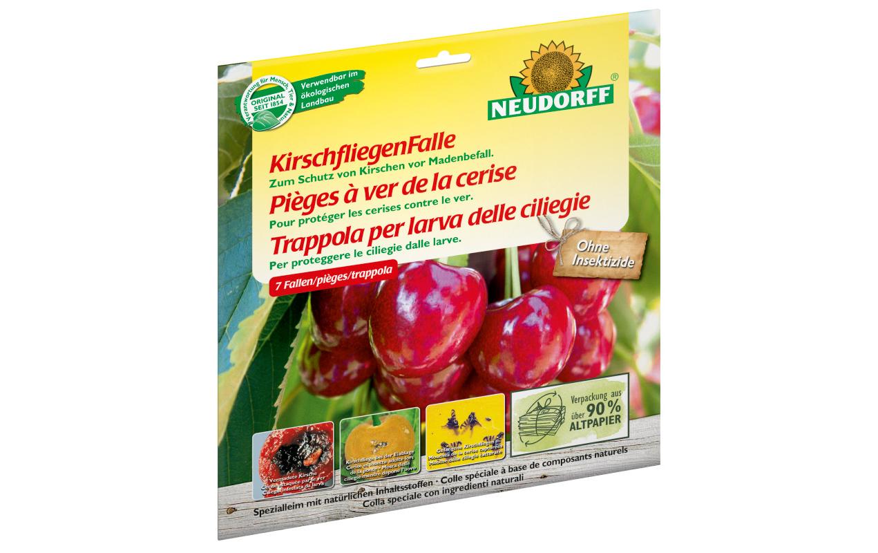Neudorff 6000.324 Insektenfalle – Mehrfarbig – Insektenfliegenpapier – Für Kirschfliegen – 7 Stk.