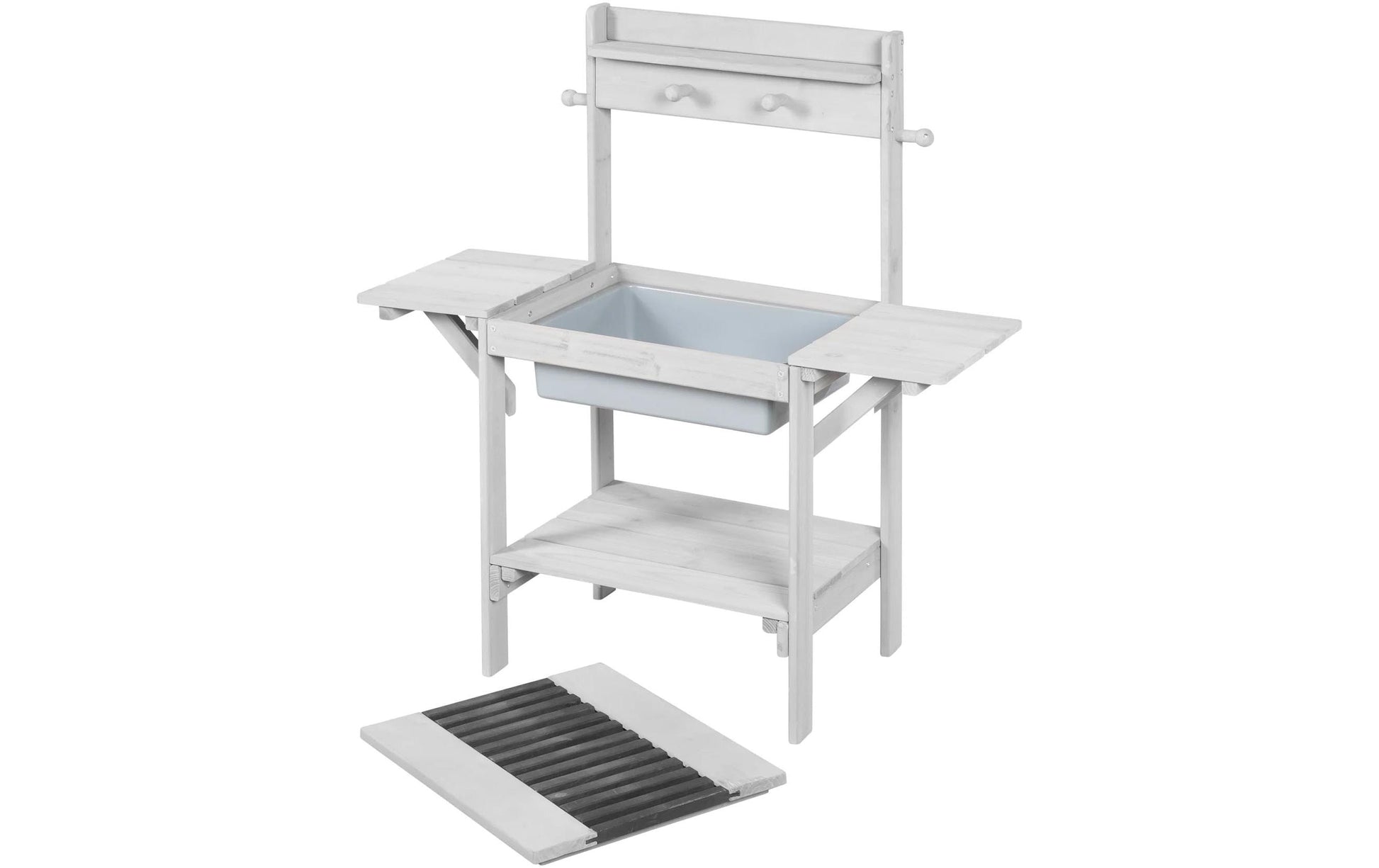 roba Spielküche BBQ – 82,5×88,5×35 cm – ab 1,5 J. – Holz, grau