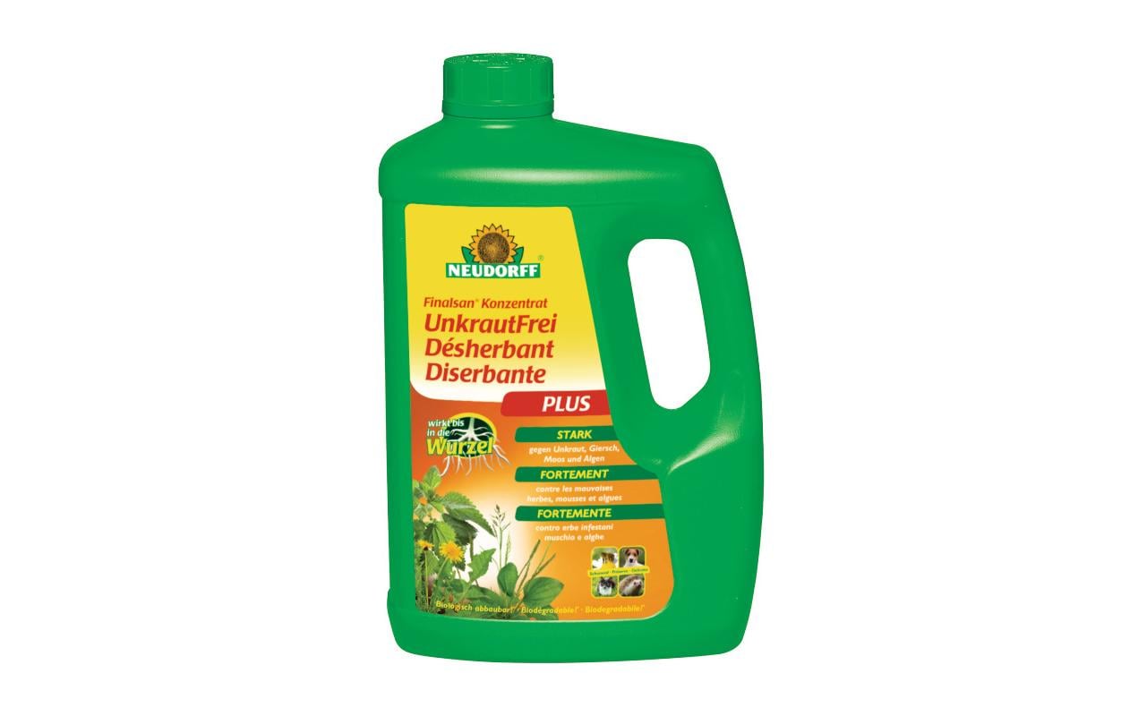 Neudorff Finalsan Unkrautfrei Plus – Konzentrat – 2000 ml – für Unkraut