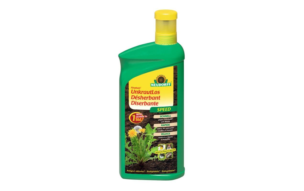 Neudorff Finalsan Konzentrat Speed – 1000 ml – für Unkraut, Laubmoose