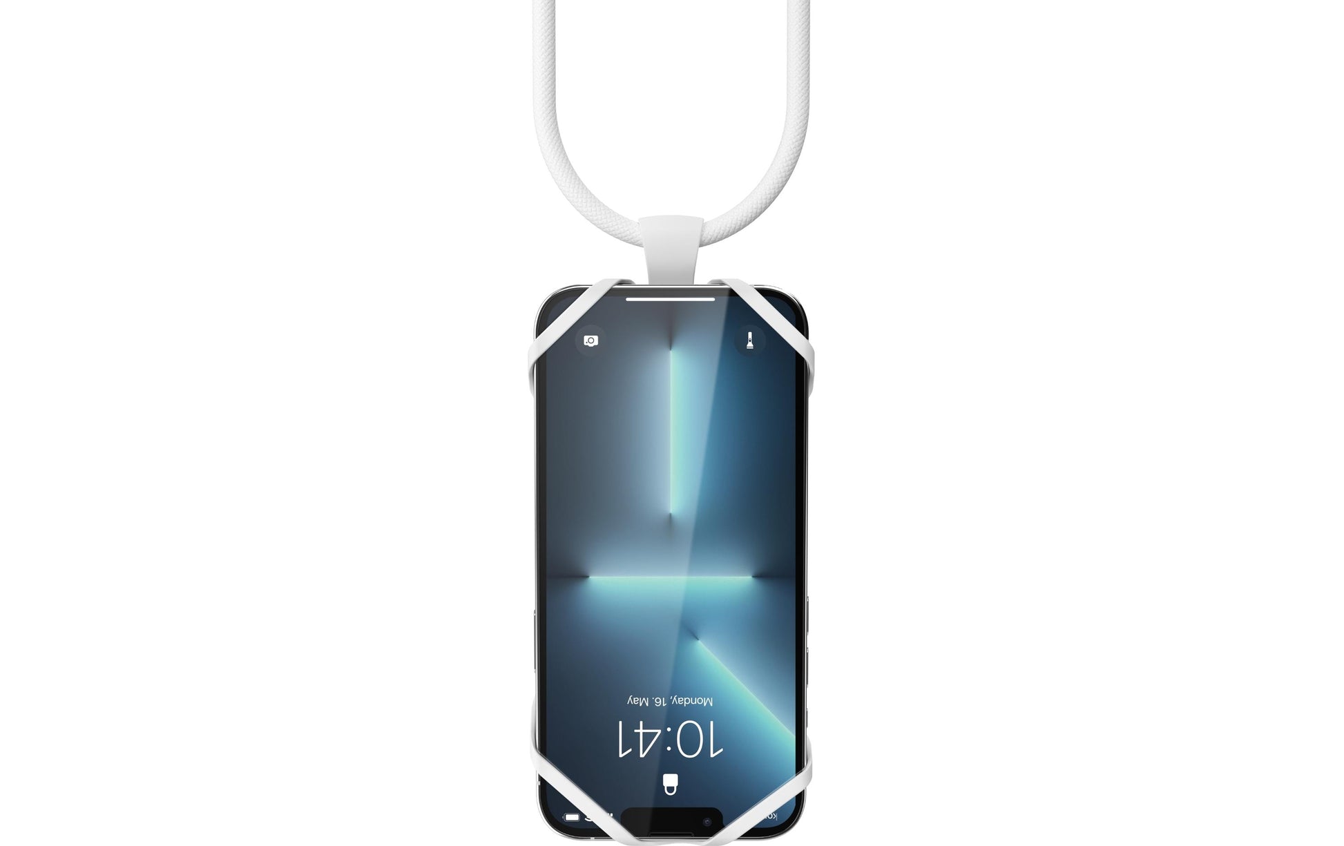 Vonmählen Infinity Plus – Smartphone-Trageband – Nylon/Silikon, Handyhülle, für Smartphones, Weiss