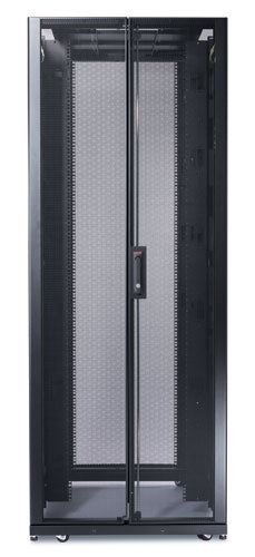 APC NetShelter SX – 19" Netzwerkschrank 42U, abschliessbar, 750 × 1200 × 1991 mm, schwarz, Metall