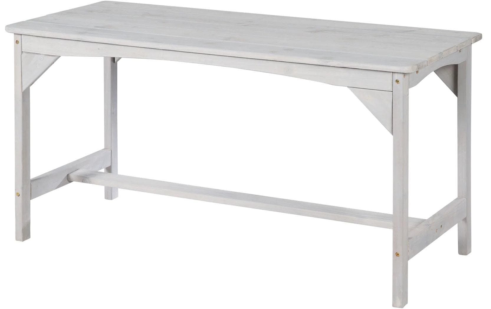 Roba Bistro-Set – Grau – Holz, Baumwolle, Polyester – Tisch 106,5 × 48 × 58 cm – für draussen