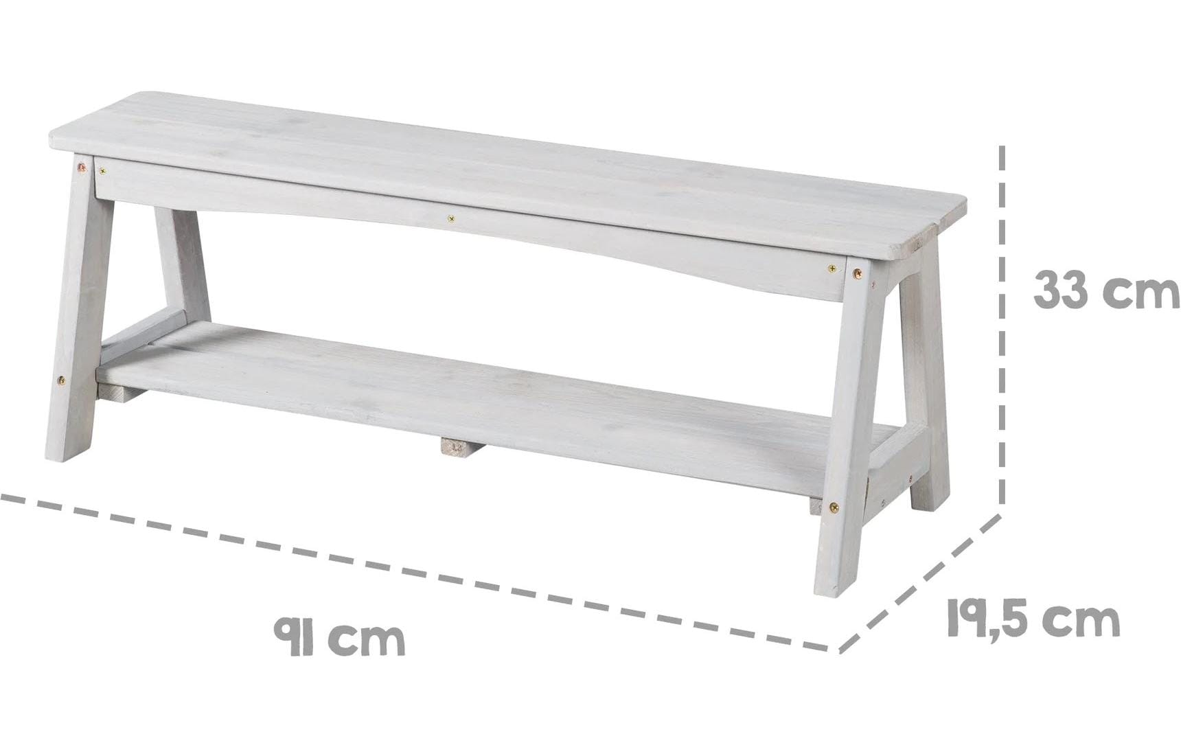 Roba Bistro-Set – Grau – Holz, Baumwolle, Polyester – Tisch 106,5 × 48 × 58 cm – für draussen