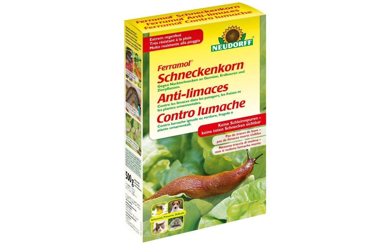 Neudorff Ferramol Schneckenkorn – 500 g – für Schnecken