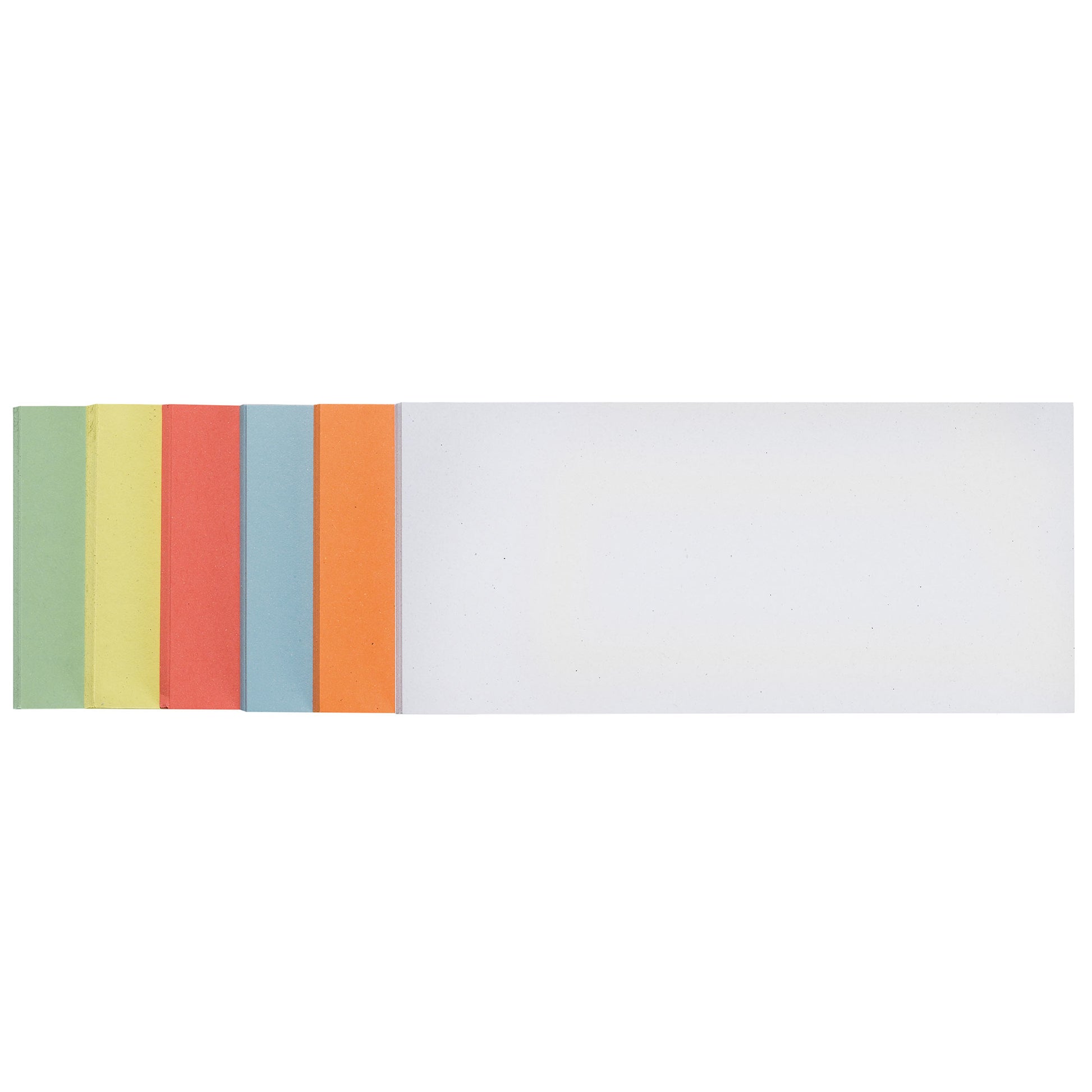 Franken Selbstklebende Moderationskarten – 95 × 205 mm – sortiert, 500 Stück, 100% Recycling