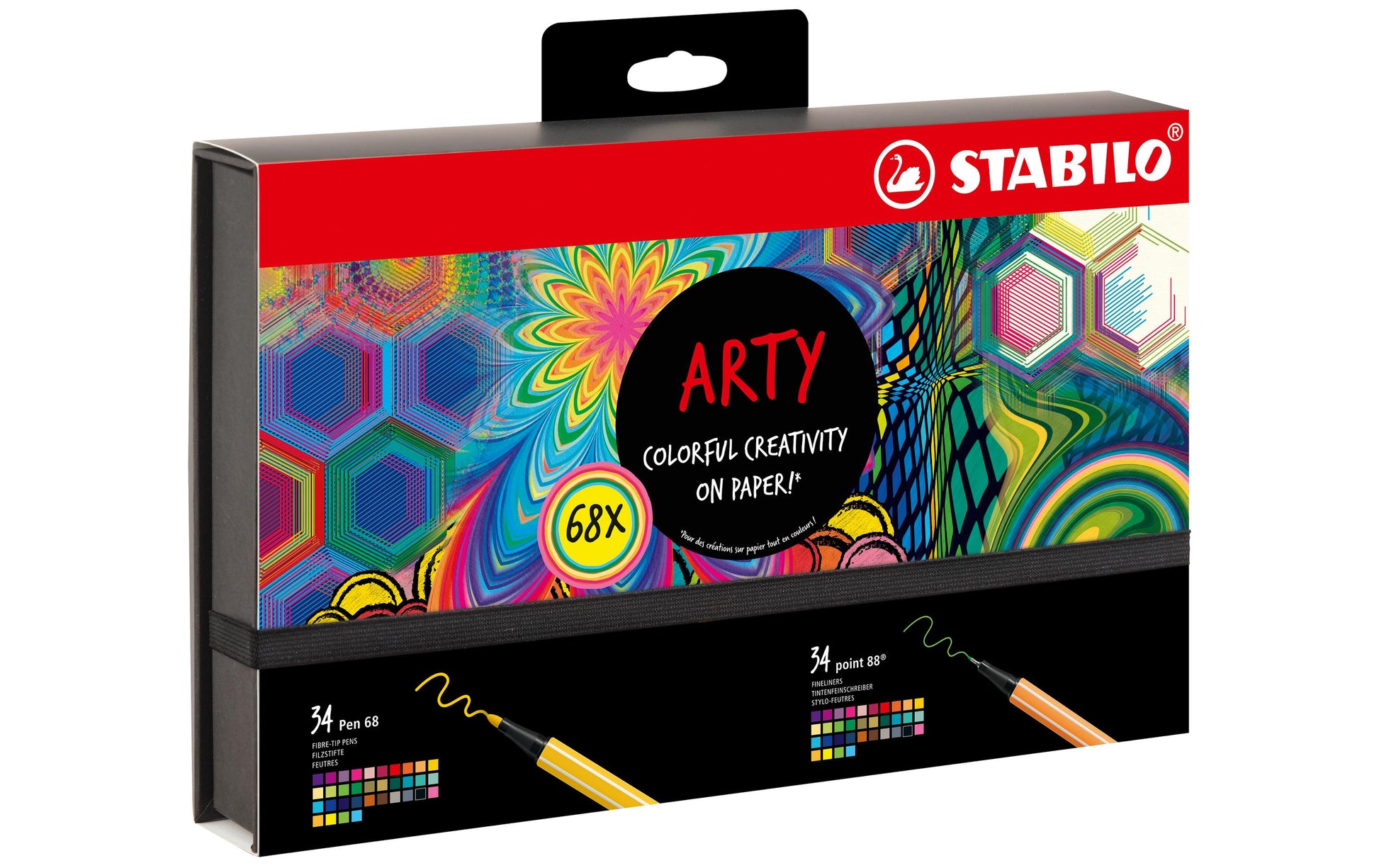 STABILO Filzstifte ARTY, 68 Farben