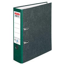Herlitz maX.file nature Ordner – für A4 – Rückenbreite 8 cm – grün