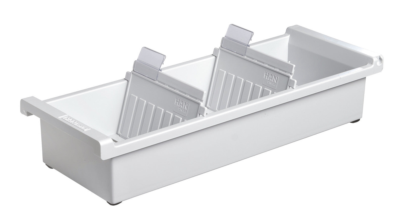 HAN Karteikasten – für A7 quer – Polystyrol (PS), Grau