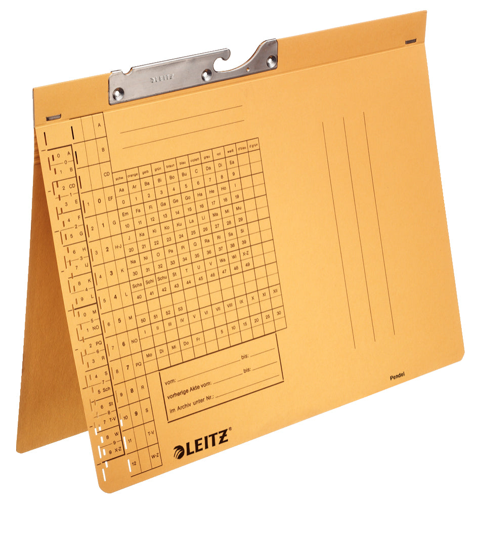 Leitz Hängehefter – für A4, 1-teilig, Braun, Karton, 50 Stk.