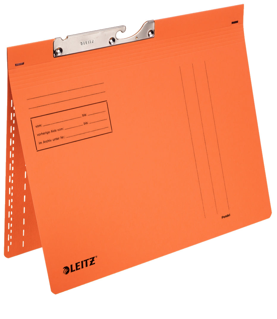 Leitz Hängehefter – für A4, 1-teilig, orange, Karton, 50 Stk.