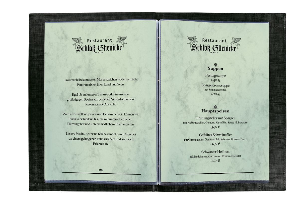 Sigel Marmorpapier Grün – A4, 200 g/m², 50 Blatt
