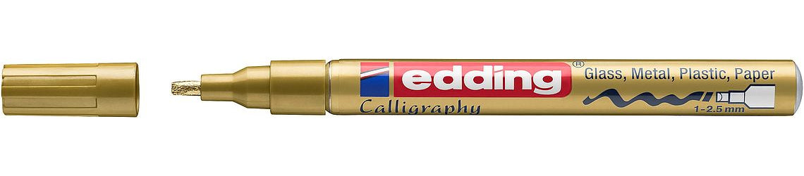 Edding Permanent Marker – Gold Metallic