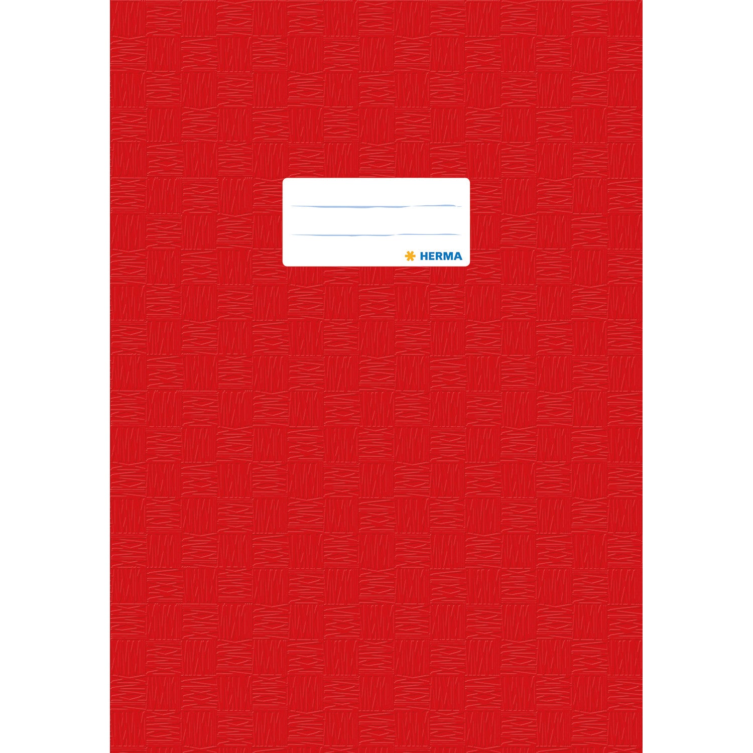HERMA Regalkasten – Kunststoff, mit Beschriftungsfeld, rot, 428×306 mm