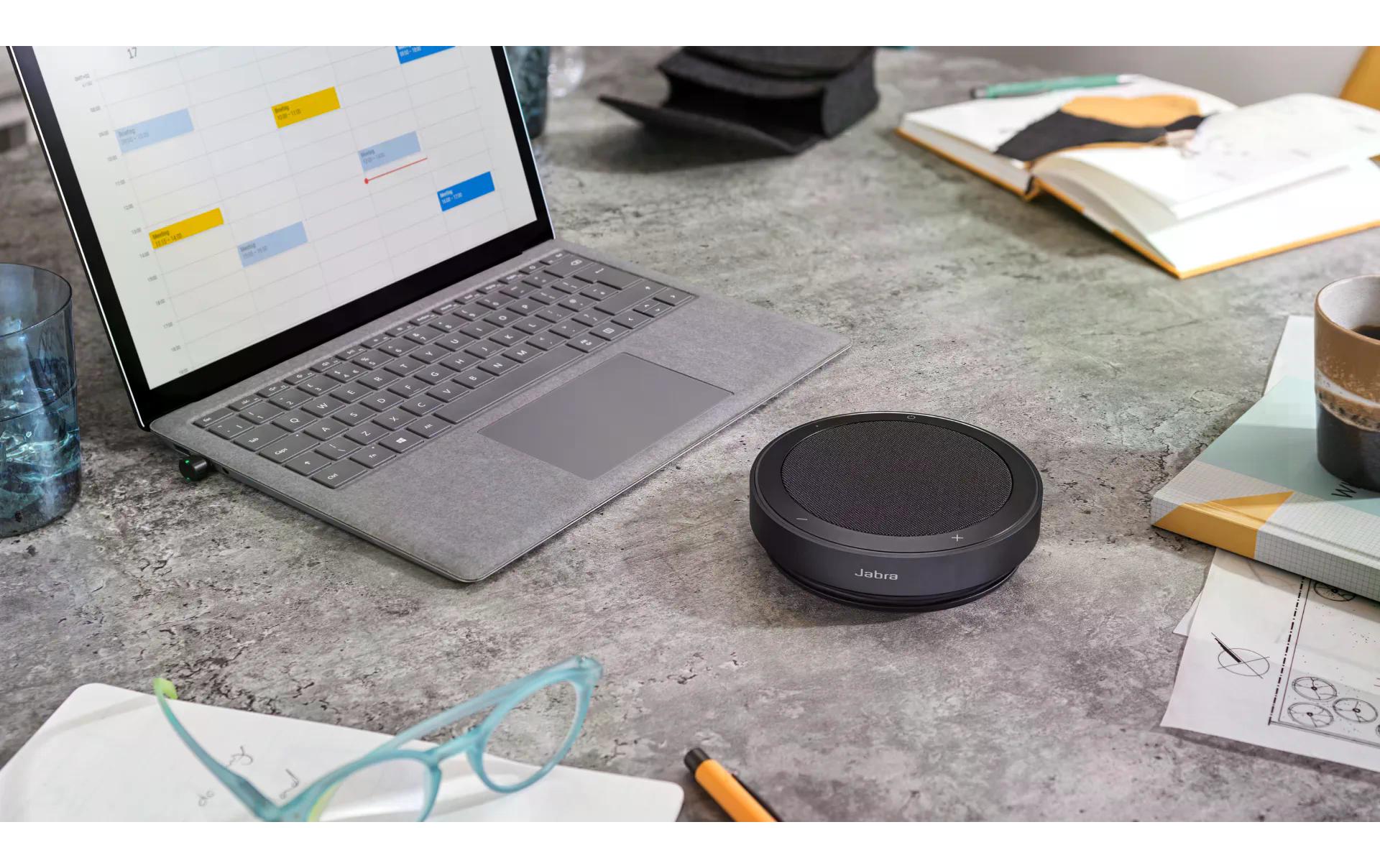 Jabra Speak2 75 Freisprecheinrichtung – USB‑C, Bluetooth 5.2 – für Microsoft Teams – schwarz