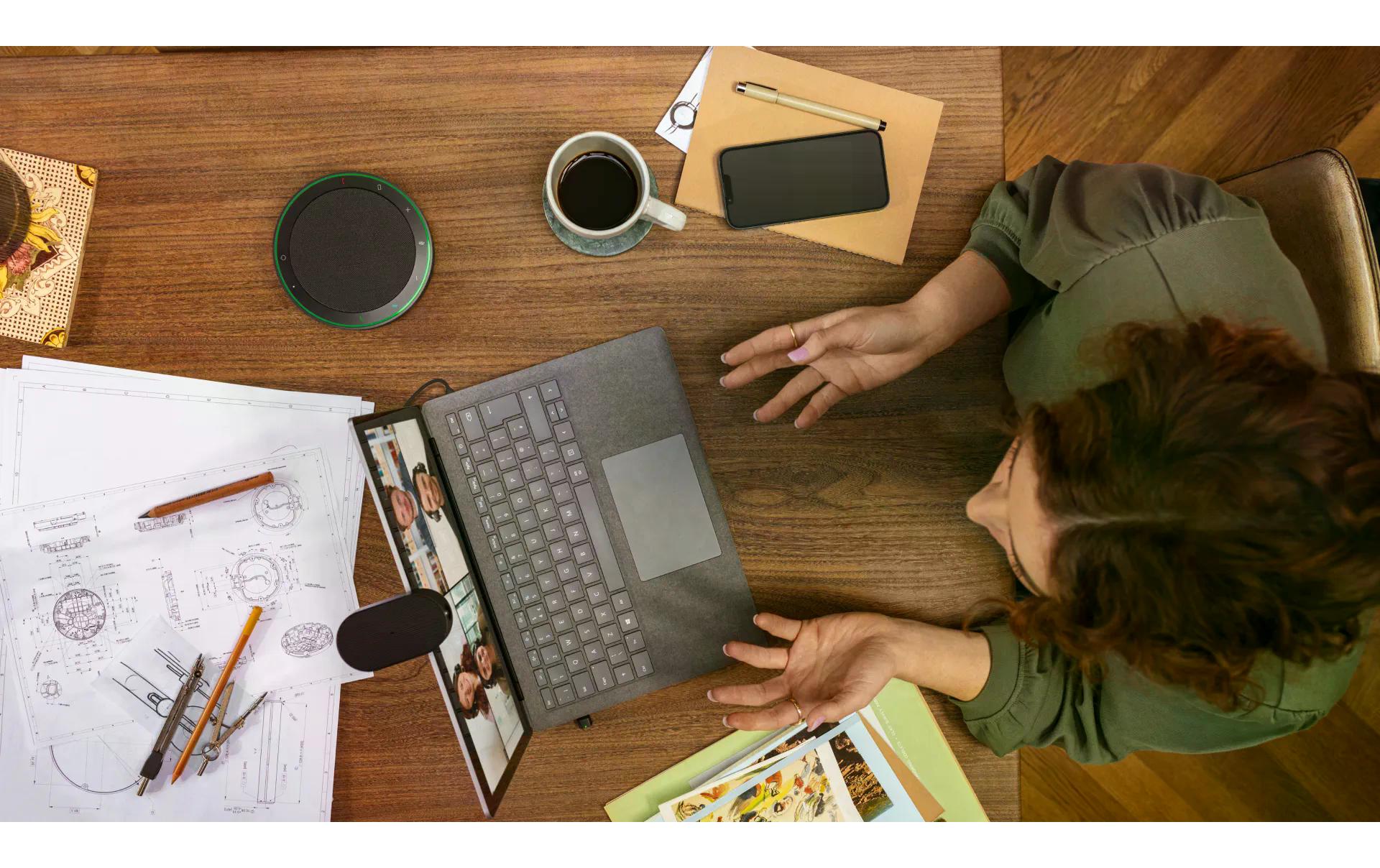 Jabra Speak2 75 Konferenzlautsprecher – USB/Bluetooth, USB‑C/A, für Microsoft Teams, Zoom, Google Meet