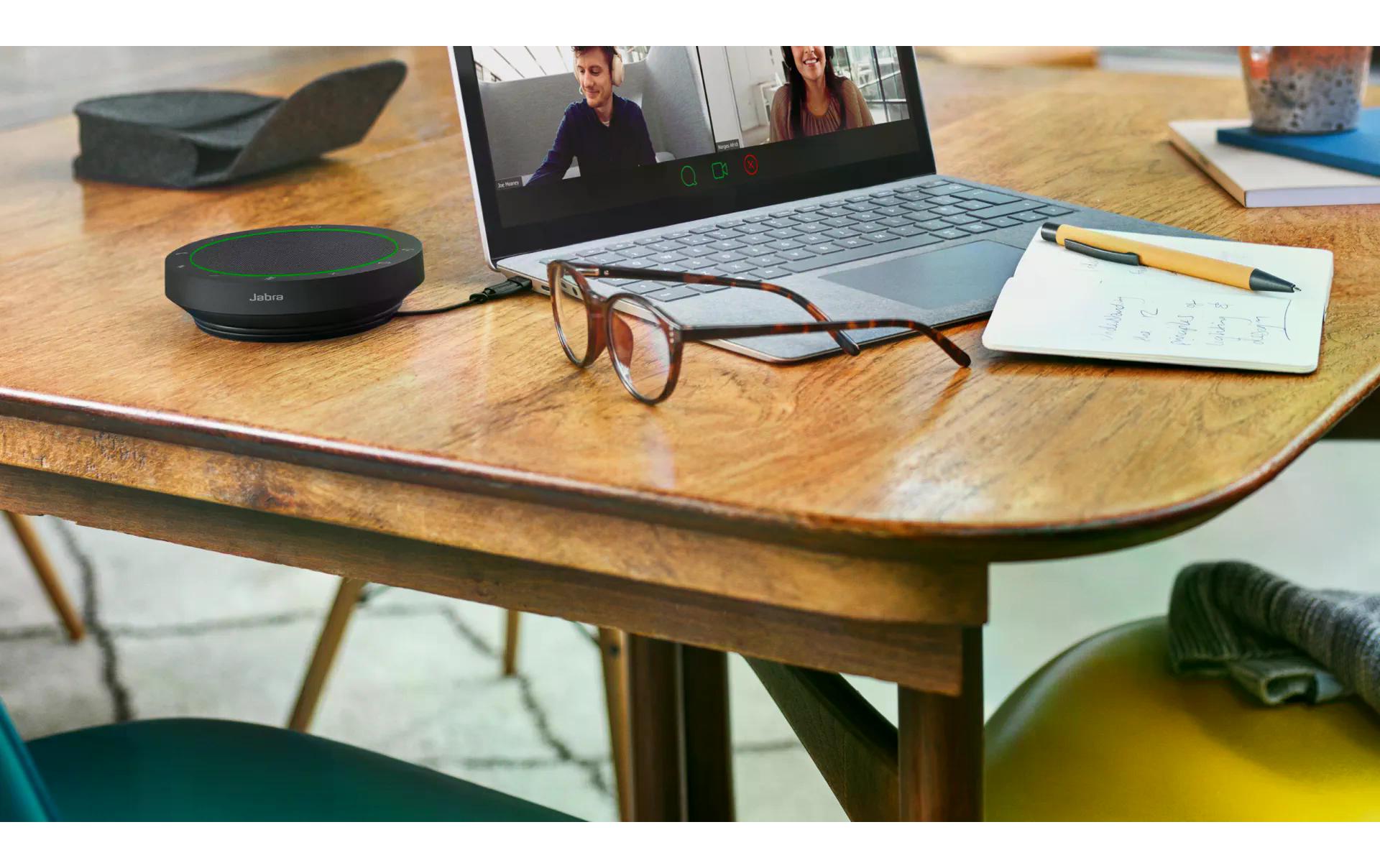 Jabra Speak2 55 Konferenzlautsprecher – USB/Bluetooth, USB‑C/A, für Microsoft Teams, Zoom, Google Meet