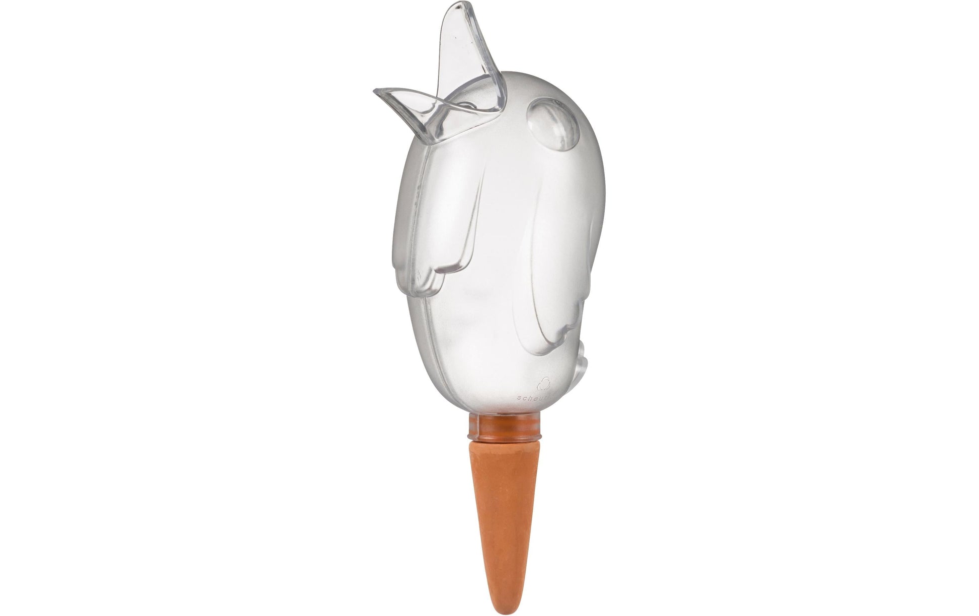 Scheurich Bördy M Wasserspender – 6,5 × 6,5 × 20 cm – Kunststoff, Transparent