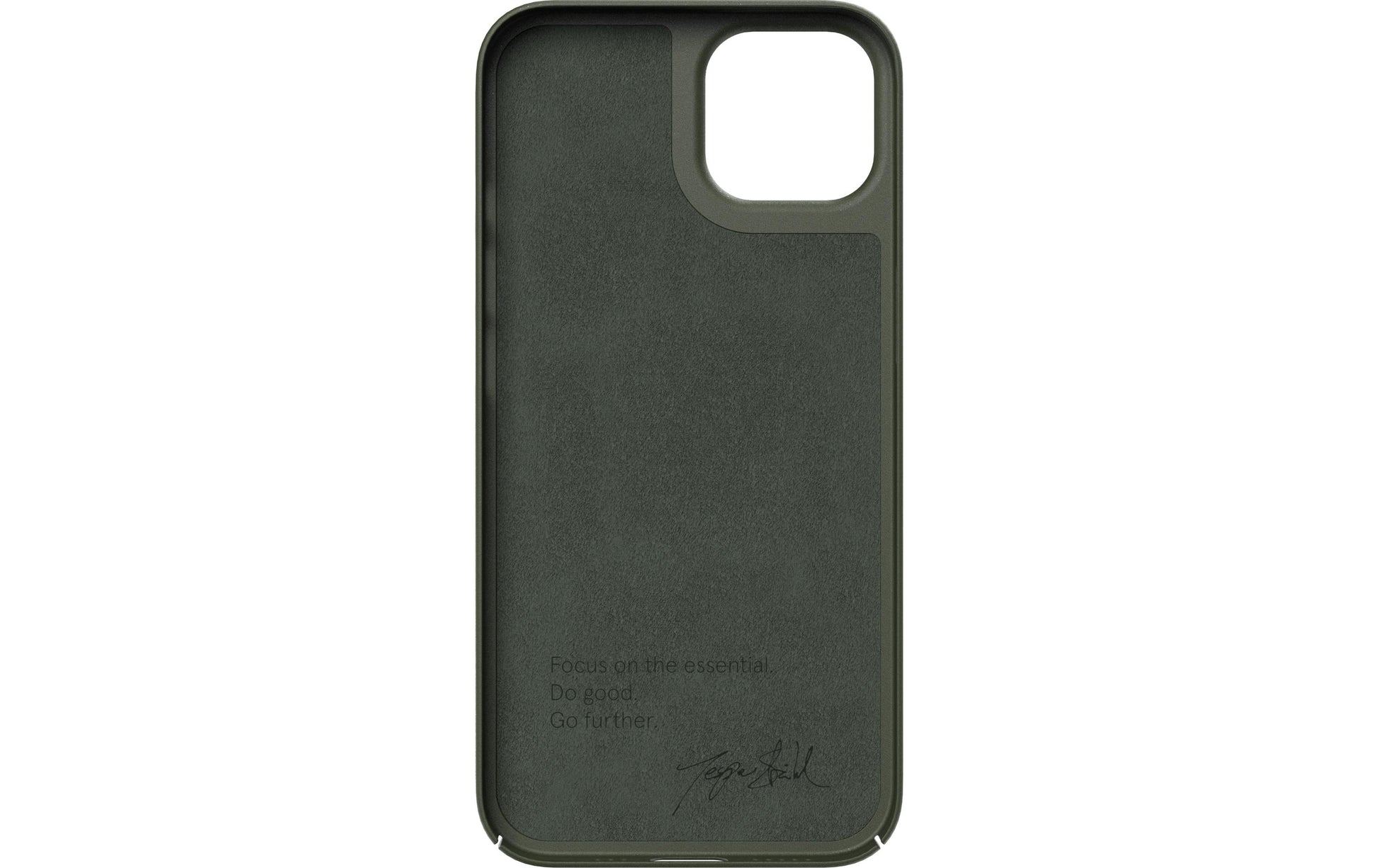 Nudient – Backcover – für Apple iPhone 13 – grün – MagSafe-kompatibel