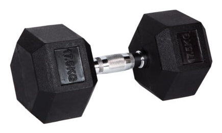 Fitcom Kurzhantel, 17,5 kg pro Hantel – Schwarz