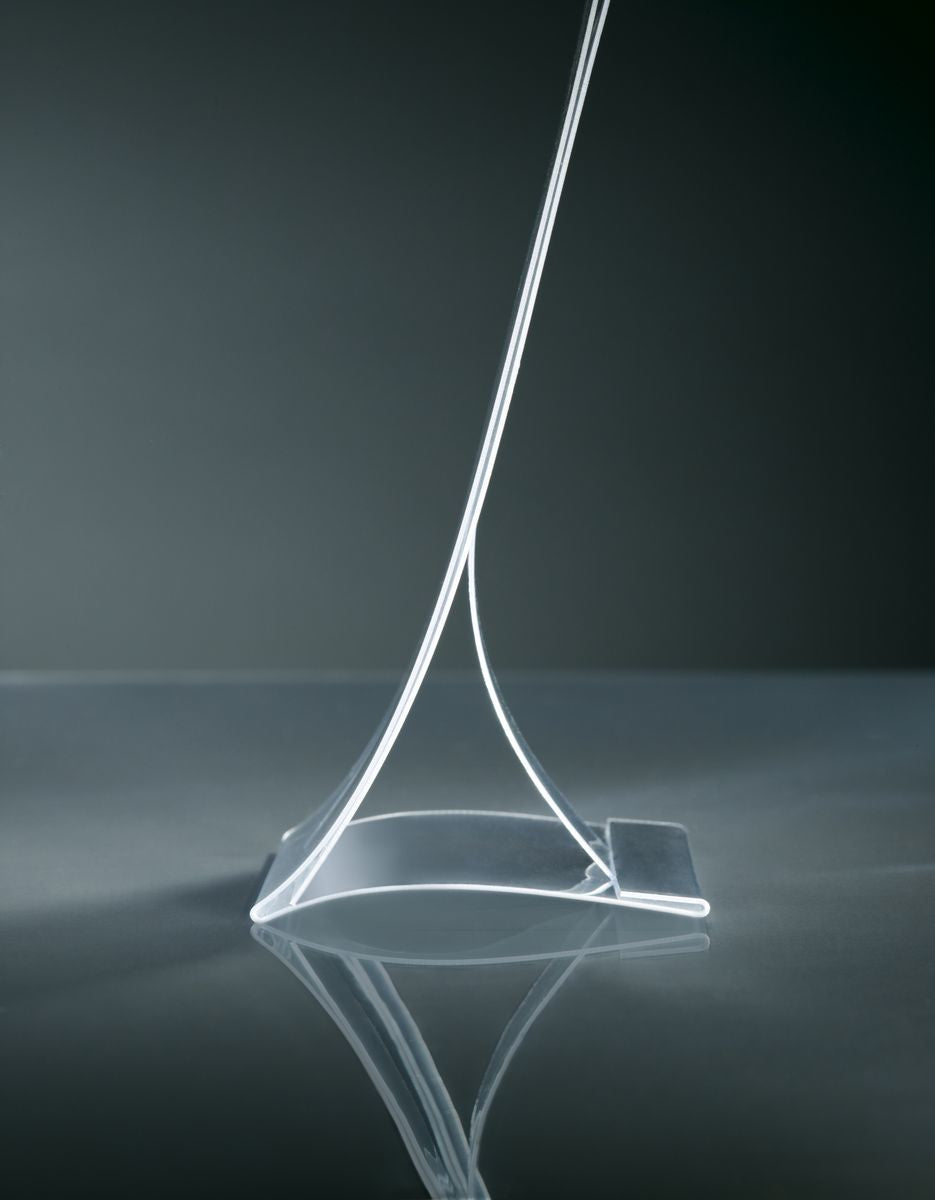 Sigel Tischaufsteller – für A4 Hochformat, transparent, Kunststoff, 220 × 150 × 335 mm