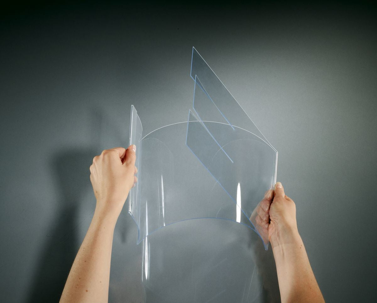 Sigel Tischaufsteller – für A4 Hochformat, transparent, Kunststoff, 220 × 150 × 335 mm