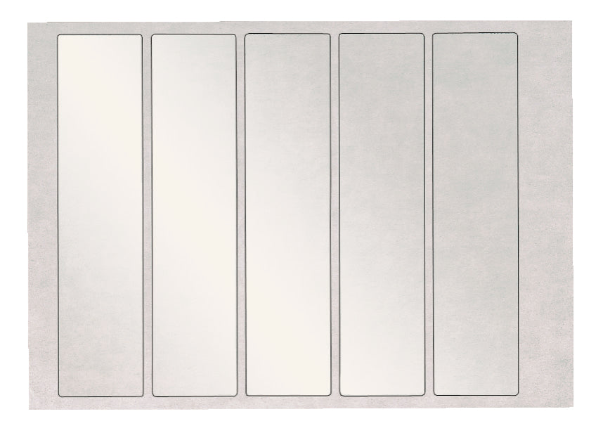 Leitz Etiketten – 46 × 195 mm, rechteckig, transparent, 500 Etiketten