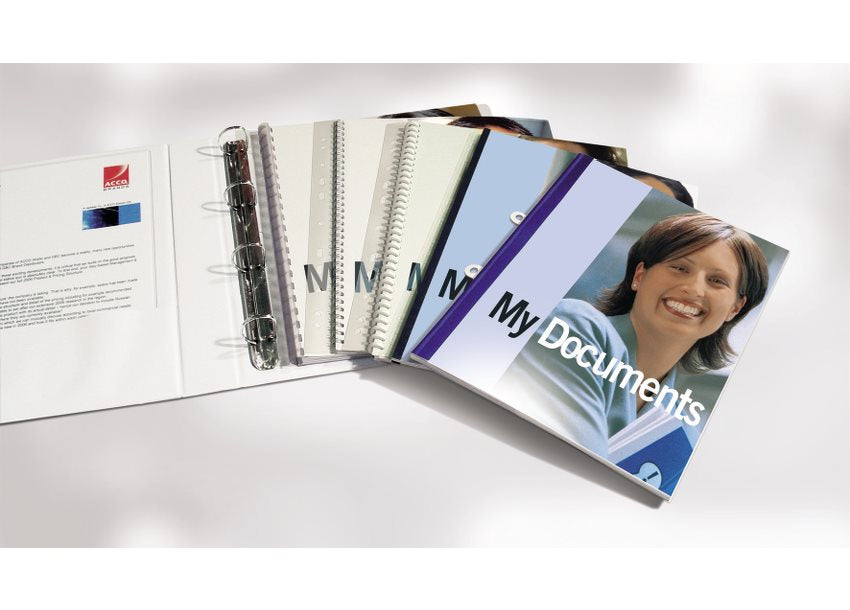 GBC Bindedisc-Ringe – für A4 – transparent, PP – 100 Stk.