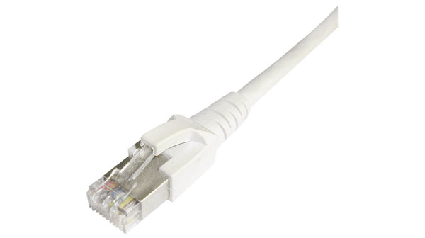 Dätwyler Cables 653903 Patchkabel – Cat 6A S/FTP, 0,5 m, Weiss, LSZH, RJ-45