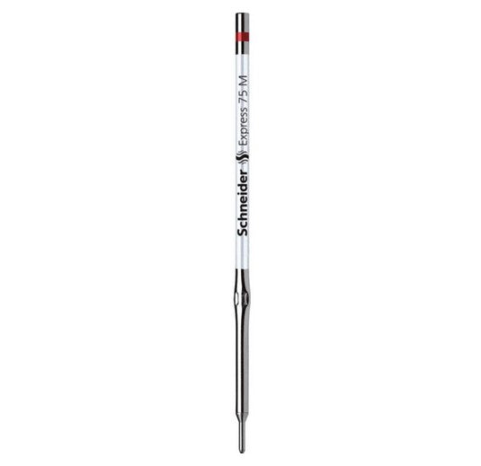 Schneider Schreibgeräte Schneider Express 75 Kugelschreiber-Mine – Rot, Mittel, Format A2, 10er-Pack