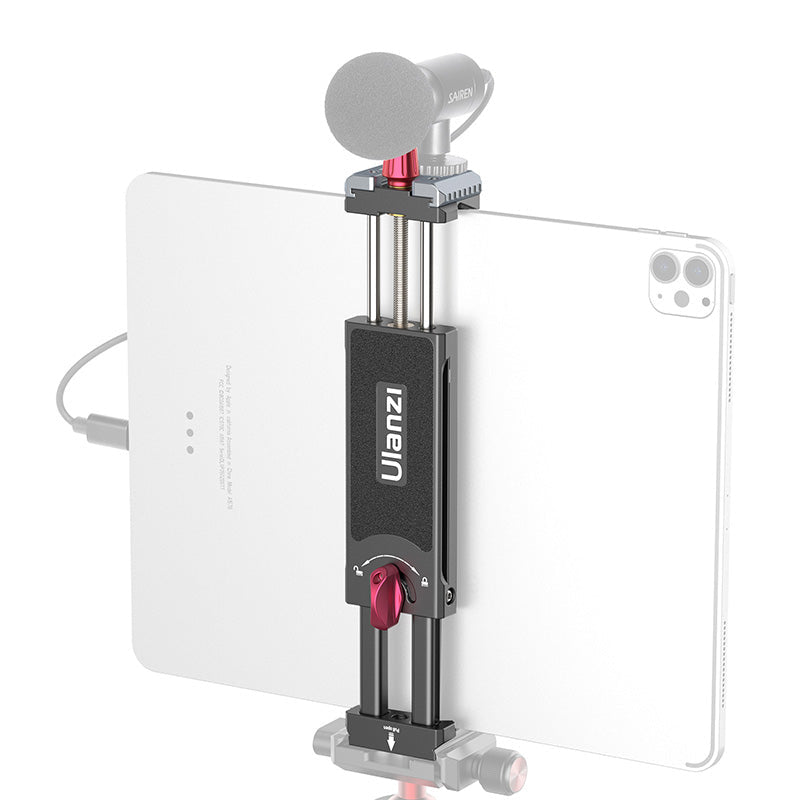 Ulanzi Tablet-Tischhalterung – für iPad Pro 12,9" (6. Gen.), Galaxy Tab S8 Ultra – 1/4" Gewinde