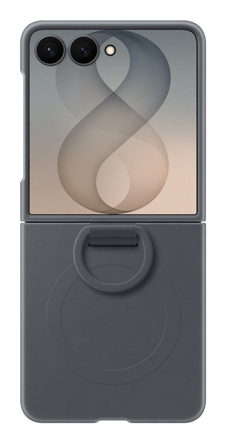Samsung Backcover – für Samsung Galaxy Z Flip8, Silikon, Schwarz