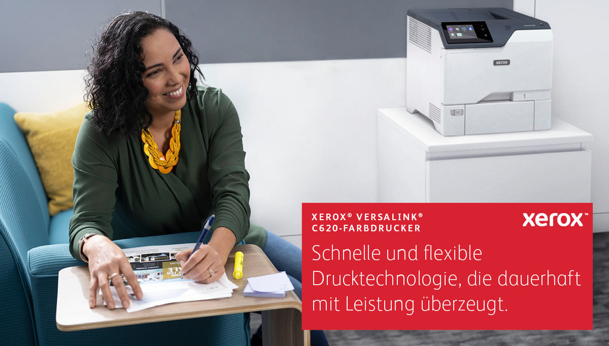 Xerox VersaLink C620 – Farbe, A4, Duplex, LAN, USB, 52 ppm, AirPrint, Mopria
