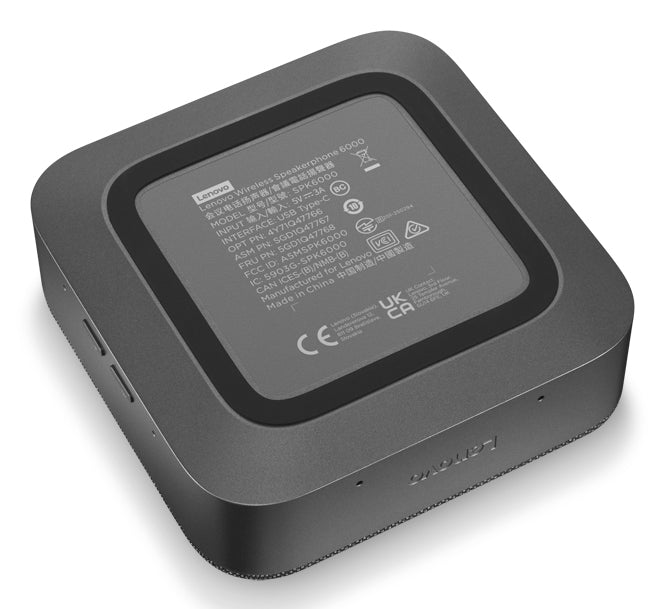 Lenovo 6000 Freisprecheinrichtung – USB-C, Bluetooth 5.3 – für BQB, CE, FCC – schwarz