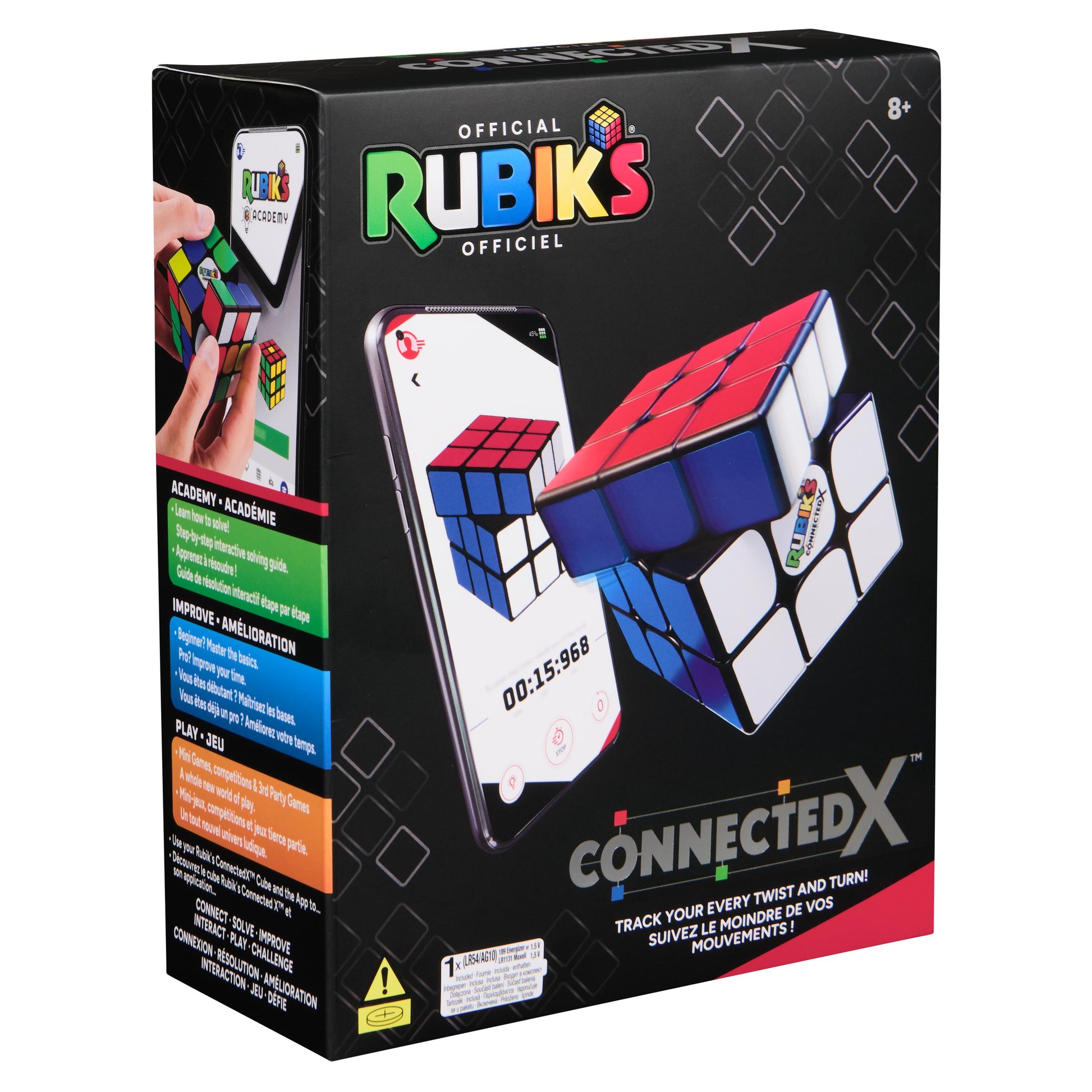Spin Master Rubiks Connected X 3x3 3D Puzzle – ab 8 Jahren – mehrfarbig – CE