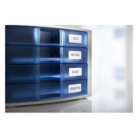 Avery Zweckform – Druckeretiketten, 25 mm × 10 mm, weiss, Papier, permanent, 25 Blätter, 4725 Etiketten