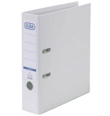 Elba smart Pro Ordner – für A4 – Rückenbreite 8 cm – Weiss