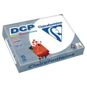 Clairefontaine DCP Beschichtetes Laserpapier Satiniert Hochweiss – A4, 90 g/m² – 2'500 Stück