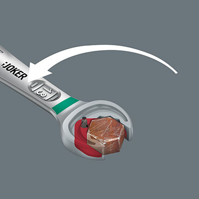 Wera Joker – Maul-Ringratschen-Schlüssel 15 mm Schlüsselweite 15 SB
