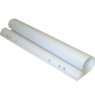 Franken Flipchartblock kariert 25 mm – 68 × 98 cm, 100 Blatt, 5er Pack, 80 g/m²