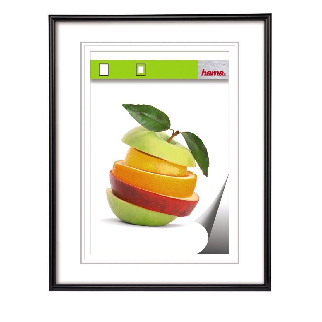 Hama Bilderrahmen – für 30 × 45 cm – Kunststoff, Schwarz